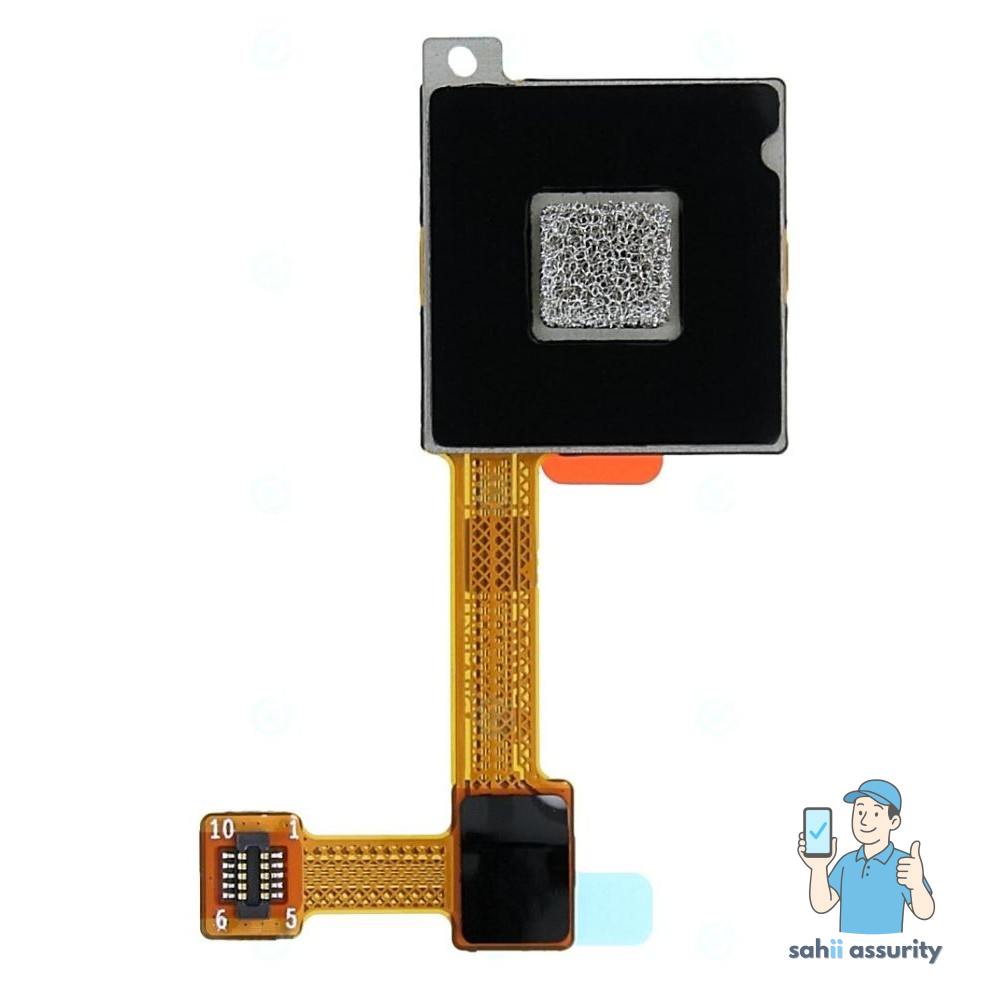 Fingerprint Sensor with Flex Cable for Xiaomi Mi A2 Black thumbnail